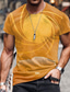 abordables Camisetas 3D de hombre-Hombre Camiseta Graphic Coche Cuello Barco Ropa Impresión 3D Exterior Diario Manga Corta Estampado Moda Design Vintage