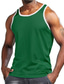 cheap Gym Tank Tops-Men&#039;s Gym Tank Top Basketball Jersey Mesh Classic Sleeveless Singlet Athletic Athleisure Breathable Quick Dry Moisture Wicking Fitness Gym Workout Basketball Sportswear Activewear Solid Colored Dark