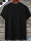 cheap Men&#039;s Graphic Tshirts-Men&#039;s T Shirt Graphic Letter Crew Neck Clothing Apparel Graphic Print Outdoor Daily Sports Short Sleeve Classic Print Basic Fashion Designer