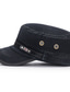 ieftine Pălării Bărbați-Bărbați Bască Flat Șapcă de baseball Cap militar Pălărie de cadet Negru Albastru Bumbac Epocă Călătorie Stiluri de Plajă În aer liber Vacanță Simplu Ajustabile Lavabil Casual