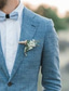 economico abiti di lino-abiti da uomo in lino da matrimonio 2 pezzi abiti estivi in tinta unita blu su misura monopetto due bottoni 2023
