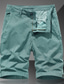 abordables Shorts Cargo-Homme Short Cargo Shorts décontractés Poche Plein Confort Respirable Extérieur du quotidien Sortie 100% Coton Mode Décontractées Vert Véronèse Bleu