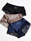 cheap Sexy Lingerie-Women&#039;s Sexy Lingerie Panties Pure Color Lovers Hot Home Valentine&#039;s Day Bed Ice Silk Breathable Hole Summer Spring Home Outfits