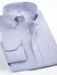 cheap Dress Shirts-Men&#039;s Dress Shirt Oxford Shirt Light Blue White Pink Long Sleeve Plaid / Striped / Chevron / Round Shirt Collar All Seasons Daily Wear Date Clothing Apparel Print