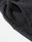 billige Cargoshorts-Herre Shorts med lommer Casual shorts Klap lomme Vanlig Komfort Åndbart udendørs Daglig I-byen-tøj 100 % bomuld Mode Afslappet Sort Kakifarvet