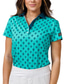 billige kvinners golf-Dame POLO T-skjorte Golf skjorte Button Up Polo Sølv Lysegul Mørkegrå Kortermet UV Solbeskyttelse Topper Dame golfantrekk Klær Antrekk Bruk klær