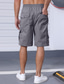 billige Cargoshorts-Herre Shorts med lommer Casual shorts Lomme Vanlig Komfort Åndbart udendørs Daglig I-byen-tøj Bomuldsblanding Mode Afslappet Sort Navyblå