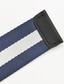 cheap Men&#039;s Belt-Men&#039;s Canvas Belt Black 1# Black Nylon Alloy Fashion Plain Striped Daily Wear Going out Weekend
