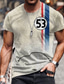 abordables Camisetas 3D de hombre-Hombre Camiseta Graphic Coche Cuello Barco Ropa Impresión 3D Exterior Diario Manga Corta Estampado Moda Design Vintage