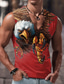 cheap Gym Tank Tops-Men&#039;s Tank Top Vest Top Sleeveless T Shirt for Men Graphic Animal Eagle V Neck Clothing Apparel 3D Print Sports Running Sleeveless 3D Print Designer Casual Muscle