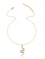 economico collane e ciondoli-1 pc Collane a catena collana lunga For Per donna Giornaliero Lega Serpente Serpente