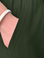 levne Neformální kraťasy-pánské lehké capri kalhoty bavlněné šortky s volným stahováním 3/4 kalhoty s kapsami (zelené, x-malé)