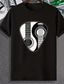 cheap Men&#039;s Graphic Tshirts-Men&#039;s T shirt Tee Graphic Tee Graphic Prints Musical Instrument Crew Neck Clothing Apparel Hot Stamping Outdoor Street Short Sleeve Print Fashion Designer Casual