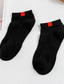 cheap Men&#039;s Socks-Men&#039;s 5 Pairs Ankle Socks No Show Socks Black White Color Plain Casual Daily Basic Thin Summer Spring Fall Cool Breathable