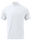 billiga Casual T-shirts för män-Herr T-shirt T-tröja Slät Polokrage Gata Semester Kort ärm Stickat Kläder Mode Designer Grundläggande
