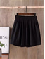cheap Cotton Linen Shorts-Women&#039;s Linen-Inspired Shorts Shorts Slacks Active Simple Casual Short High Waist Plain Pocket Elastic Waist Breathability Soft Comfortable Micro-elastic Vacation Weekend Wine Black White Coffee