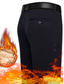 voordelige Dun-Voor heren Sherpa Pakken Winter broek Broek Kostuumbroek Fleece Effen Comfort Ademend Buiten Dagelijks Uitgaan Modieus Casual Zwart Marine Blauw