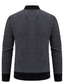 ieftine pulover cardigan pentru bărbați-Bărbați Pulover Pulover Cardigan Pulovere rochie pentru bărbați Striat Tricotat Regulat Tricotat Guler de stand Încălziri Contemporan modern Înapoi la Școală Purtare Zilnică Îmbrăcăminte Toamna iarna
