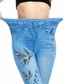 ieftine -Pentru femei Zvelt Pantaloni Jambiere Modă Șic Stradă Casual Lungime totală Talie Înaltă Fluture Buzunar Imprimeu Cut înalt Respirabilitate Comfortabil Înaltă Elasticitate Stradă Casual Zilnic