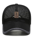 billige Baseballcaps for menn-baseballcaps for menn unisex trucker lue sommer pustende full mesh lue svart marineblå fitness bokstav ultrafiolett motstandsdyktig utendørs sport