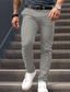 cheap Chinos-Men&#039;s Trousers Chinos Summer Pants Casual Pants Front Pocket Plain Comfort Breathable Casual Daily Holiday Cotton Blend Fashion Basic Black White