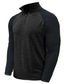 preiswerte Basic-T-Shirts-Herren T Shirt T-Shirt Langarmshirt Langarm Viertelreißverschluss Frühling &amp; Herbst Farbblock Mode Designer Basic Patchwork Urlaub Straße Ausgehen Weiß Burgunderrot Marinenblau Top T-Shirt für Herren