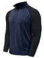 preiswerte Basic-T-Shirts-Herren T Shirt T-Shirt Langarmshirt Langarm Viertelreißverschluss Frühling &amp; Herbst Farbblock Mode Designer Basic Patchwork Urlaub Straße Ausgehen Weiß Burgunderrot Marinenblau Top T-Shirt für Herren