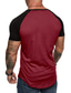 billiga Casual T-shirts för män-muskel-t-shirt för män stretchig kortärmad v-ringad bodybuilding-t-shirt