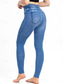 ieftine -Pentru femei Zvelt Pantaloni Jambiere Modă Șic Stradă Casual Lungime totală Talie Înaltă Fluture Buzunar Imprimeu Cut înalt Respirabilitate Comfortabil Înaltă Elasticitate Stradă Casual Zilnic