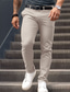 billige Chinos-Herre Bukser kinesisk Sommerbukser Casual bukser Frontlomme Vanlig Komfort Åndbart Afslappet Daglig Ferie Bomuldsblanding Mode Basale Sort Hvid