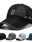 billige Baseballcaps for menn-baseballcaps for menn unisex trucker lue sommer pustende full mesh lue svart marineblå fitness bokstav ultrafiolett motstandsdyktig utendørs sport