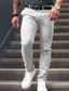 billige Chinos-Herre Bukser kinesisk Sommerbukser Casual bukser Frontlomme Vanlig Komfort Åndbart Afslappet Daglig Ferie Bomuldsblanding Mode Basale Sort Hvid