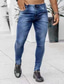 preiswerte Freizeithosen-Herren Jeans Hose Hosen Tasche Glatt Komfort Atmungsaktiv Outdoor Täglich Ausgehen 100% Baumwolle Modisch Brautkleider schlicht Schwarz Blau