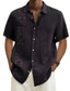 tanie Koszule hawajskie-Męskie Koszula Letnia koszula Koszula hawajska Koszula z grafiką Koszula Aloha Kwiaty Wieczorne Khaki+Khaki Czarny Królewski błękit Niebieski Fioletowy Druk 3D Na zewnątrz Ulica Krótki rękaw Druk 3D