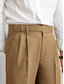 cheap Dress Pants-Men&#039;s Dress Pants Trousers Pleated Pants Suit Pants Gurkha Pants Pocket High Rise Plain Comfort Breathable Outdoor Daily Going out Vintage Elegant Black Beige