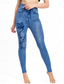 ieftine -Pentru femei Zvelt Pantaloni Jambiere Modă Șic Stradă Casual Lungime totală Talie Înaltă Fluture Buzunar Imprimeu Cut înalt Respirabilitate Comfortabil Înaltă Elasticitate Stradă Casual Zilnic