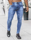 baratos calça casual-Homens Jeans Calças Calças jeans Bolsos Tecido Conforto Respirável Ao ar livre Diário Para Noite 100% Algodão Moda Casual Preto Azul