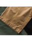 billiga Cargo-shorts-Herr Stylish Streetwear Rak Shorts Cargo-shorts Ficka Knelängd Byxor Ledigt Dagligen Microelastisk Ensfärgat Andningsfunktion Utomhus Medium Midja Grön Svart Kaki M L XL XXL / Sommar