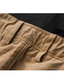ieftine Pantaloni Scurți Cargo-Bărbați Stilat Șic Stradă Drept Pantaloni Scurți Pantaloni Scurți Cargo Buzunar Lungimea genunchiului Pantaloni Casual Zilnic Micro-elastic Culoare solidă Respirabil Exterior Talie medie Trifoi Negru
