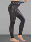 billiga -Dam Smal Byxor Damasker Mysiga leggings Mode Streetwear Ledigt Fullängd Hög midja Fjäril Ficka Mönster Högt snitt Mateial som andas Bekväm Hög Elasisitet Dagligen Gata Casual Svart Blå Sommar Höst