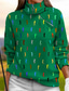 billiga damgolf-Dam Pullover-tröja Vinröd Brun Mörkblå Långärmad Överdelar Höst Vinter Golfkläder för damer Kläder Outfits Bär kläder