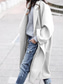 cheap Coats &amp; Trench Coats-Women&#039;s Winter Coat Long Pea Coat with Hood Fall Overcoat Windproof Warm Lapel Trench Coat Oversized Open Front Turndown Fashion Street Outerwear Long Sleeve