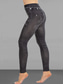 billiga -Dam Smal Byxor Damasker Mysiga leggings Mode Streetwear Ledigt Fullängd Hög midja Fjäril Ficka Mönster Högt snitt Mateial som andas Bekväm Hög Elasisitet Dagligen Gata Casual Svart Blå Sommar Höst