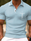 voordelige Grafische polo-Voor heren POLO Shirt Revers polo Polo&#039;s met knopen Golfshirt Grafische prints Kruis Strijkijzer Aangepaste afdruk Blozend Roze Marineblauw blauw Groen Buiten Straat Korte Mouw Afdrukken Kleding