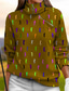 preiswerte Damengolf-Damen Pullover Sweatshirt Burgund Braun Dunkelblau Langarm Shirt Herbst Winter Damen-Golfkleidung, Kleidung, Outfits, Kleidung