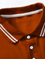 abordables Polo clásico para hombre-Hombre Camisetas polo Camiseta de golf Casual Festivos Diseño Clásico Manga Corta Moda Básico Plano Botones Verano Ajuste regular Blanco Amarillo Camisetas polo