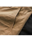 billiga Cargo-shorts-Herr Stylish Streetwear Rak Shorts Cargo-shorts Ficka Knelängd Byxor Ledigt Dagligen Microelastisk Ensfärgat Andningsfunktion Utomhus Medium Midja Grön Svart Kaki M L XL XXL / Sommar