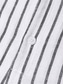 cheap Print Cotton &amp; Linen Dresses-Women&#039;s Black White Blue Summer Spring Fall Maxi Dress Cotton Linen Dresses Shirt Dress Casual Dress Modern Casual Street Style Outdoor Vacation Daily Loose Fit Striped Shirt Collar
