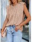 voordelige Damestanktops &amp; hemdjes-Dames Camisole Tank Top Effen Sprankelend Mode Mouwloos Ronde Hals Regelmatige Tops Casual Pailletten Zilver Zwart Roze Fuchsia Goud Zomer