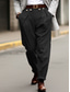 preiswerte Anzughose-Herren Anzughosen Hose Hosen Faltenhose Anzughose Tasche Glatt Komfort Atmungsaktiv Outdoor Täglich Ausgehen Modisch Brautkleider schlicht Schwarz Khaki